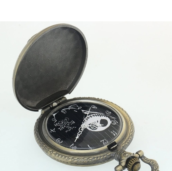 Nightmare Before Christmas Jack Skellington pocket watch - Picture 2 of 3